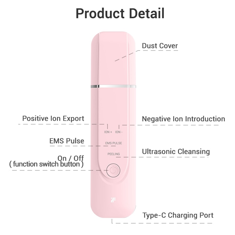Ultrasonic Facial Skin Peeling Shovel Ultrasonic Facial Skin Peeling Shovel