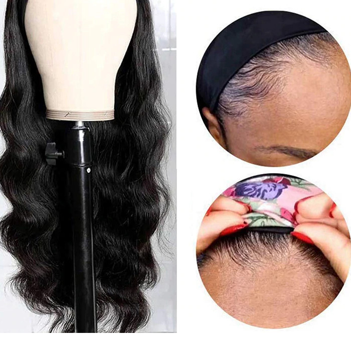 Women's Long Wavy Synthetic Headband Wig Women's Long Wavy Synthetic Headband Wig