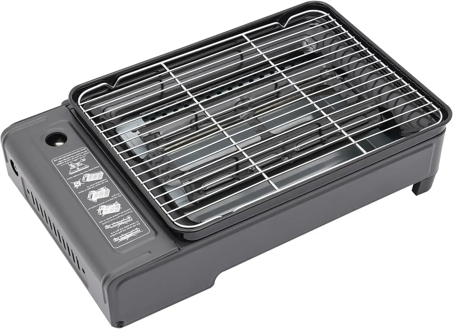 BYMAOCAR Butane Grill with Grill Net Stove Portable Camping Grill Gas Stove for Camping Traveling Trekking BYMAOCAR Butane Grill with Grill Net Stove Portable Camping Grill Gas Stove for Camping Traveling Trekking