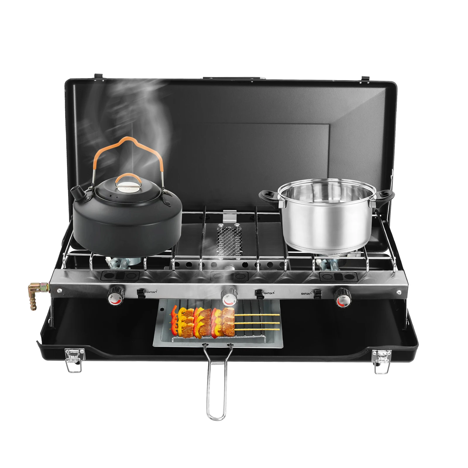 4.5kw (328.5g/H) Gas Camping Stove, A Portable Cooking Stove Suitable For Camping, Barbecuing, Gathering, Picnicking