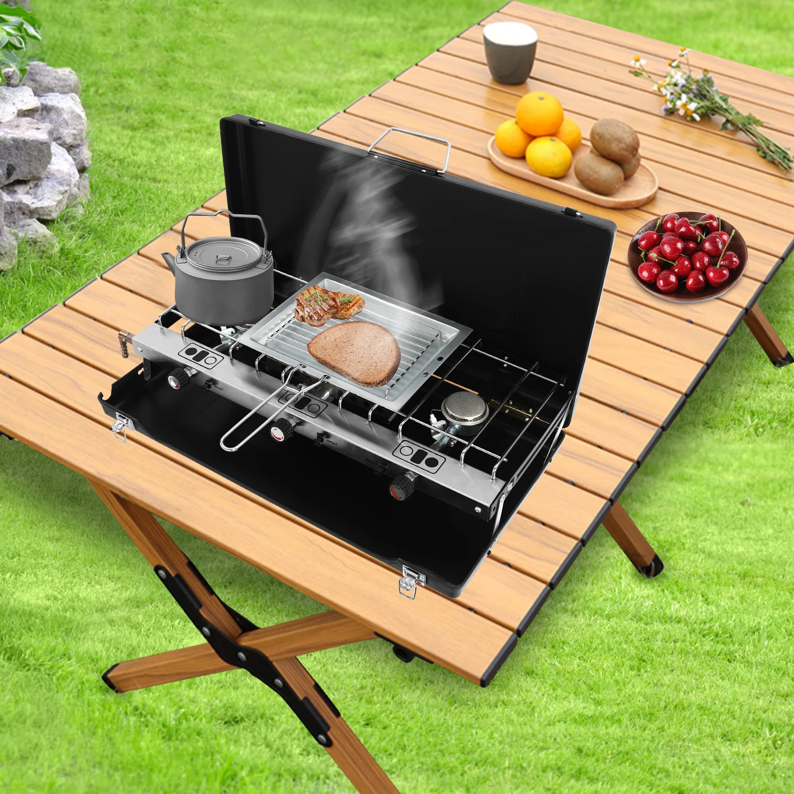 kw ( g/H) Gas Camping Stove, A Portable Cooking Stove Suitable For Camping, Barbecuing, Gathering, Picnicking 4.5kw (328.5g/H) Gas Camping Stove, A Portable Cooking Stove Suitable For Camping, Barbecuing, Gathering, Picnicking