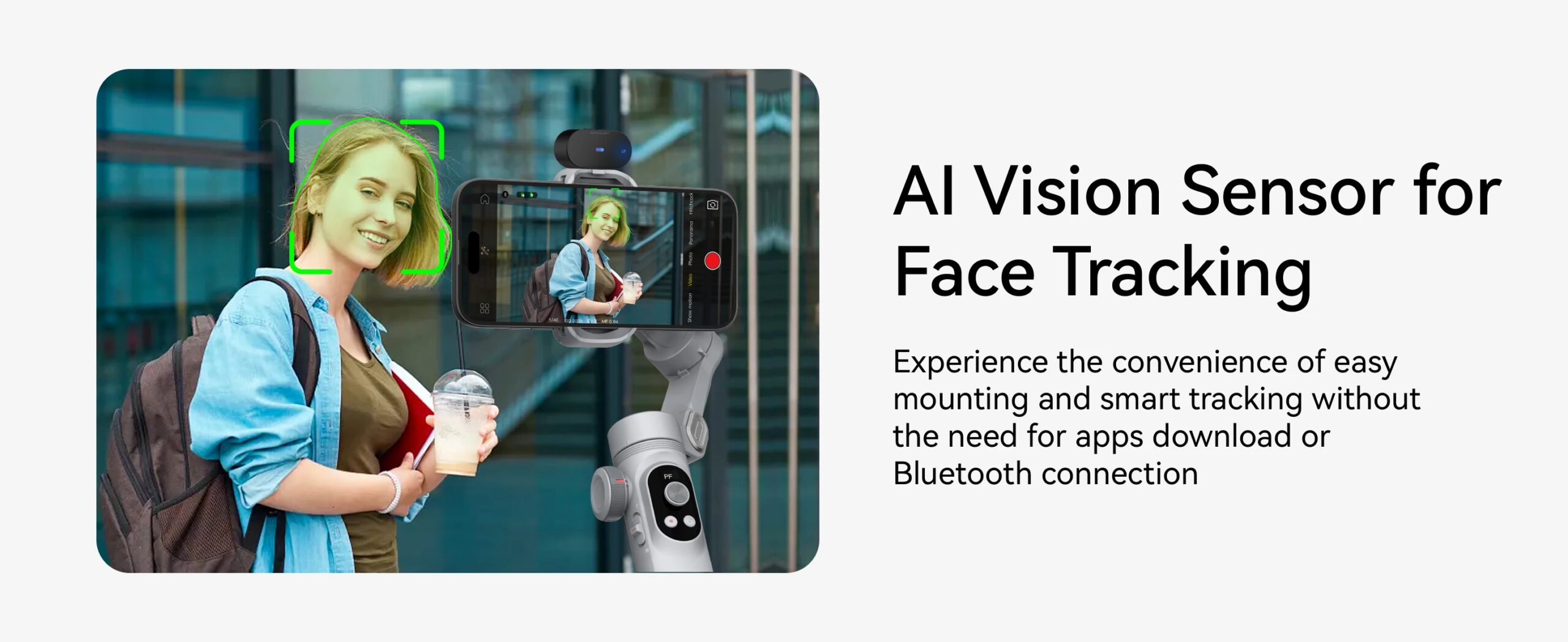 AOCHUAN Smart XPro Ai Grey Gimbal Stabilizer For iphone And Android 3-Axis Intelligent Gimbal Stabilizer Appless Face Tracking AOCHUAN Smart XPro Ai Grey Gimbal Stabilizer For iphone And Android 3-Axis Intelligent Gimbal Stabilizer Appless Face Tracking