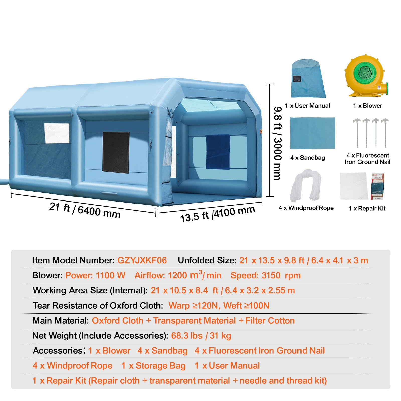 SucceBuy Inflatable Paint Booth Inflatable Spray Booth with Powerful Blowers and Air Filter System Portable Car Paint Booth SucceBuy Inflatable Paint Booth Inflatable Spray Booth with Powerful Blowers and Air Filter System Portable Car Paint Booth