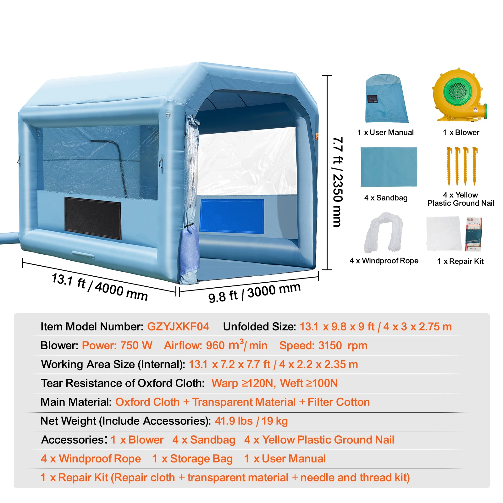 SucceBuy Inflatable Paint Booth Inflatable Spray Booth with Powerful Blowers and Air Filter System Portable Car Paint Booth SucceBuy Inflatable Paint Booth Inflatable Spray Booth with Powerful Blowers and Air Filter System Portable Car Paint Booth