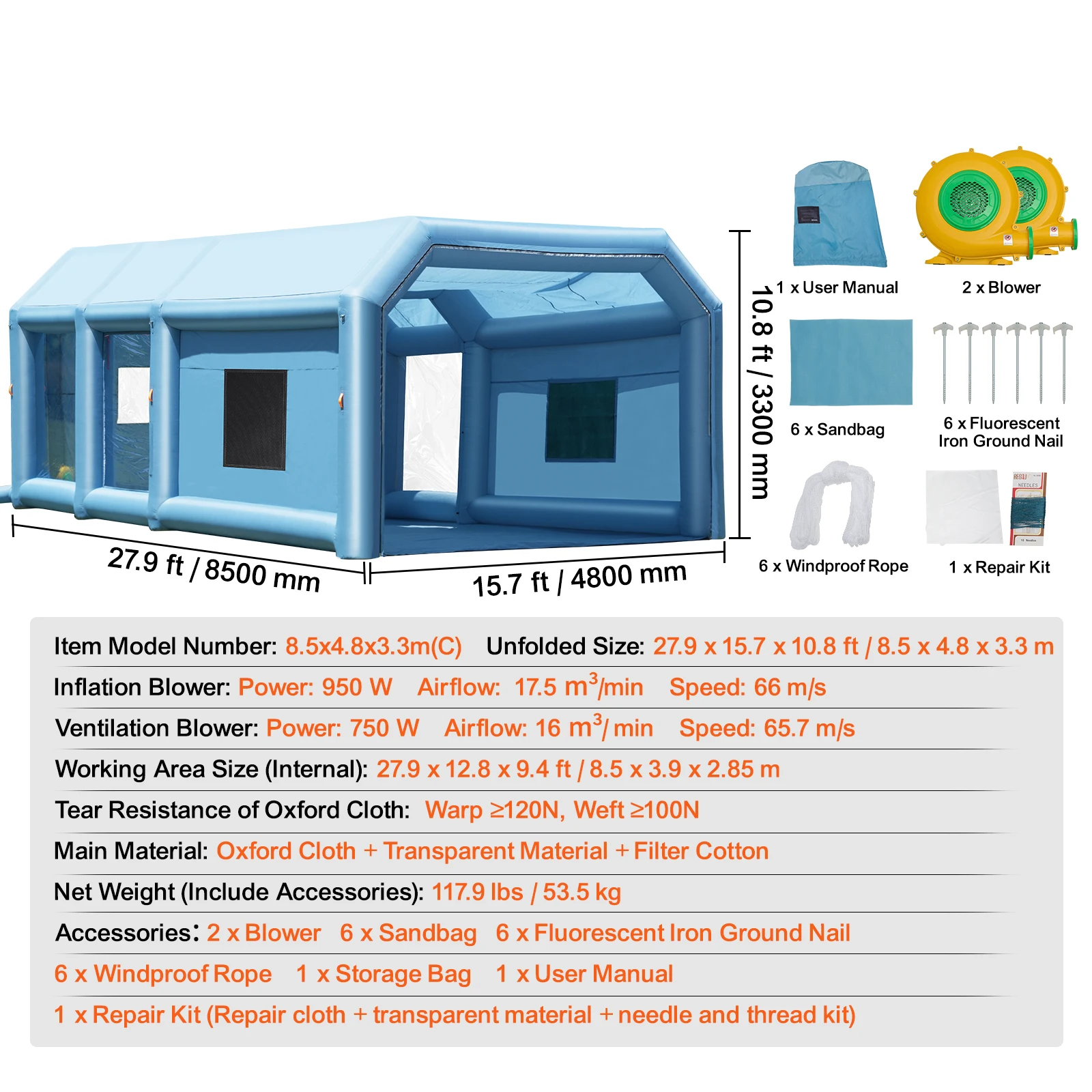 SucceBuy Inflatable Paint Booth Inflatable Spray Booth with Powerful Blowers and Air Filter System Portable Car Paint Booth SucceBuy Inflatable Paint Booth Inflatable Spray Booth with Powerful Blowers and Air Filter System Portable Car Paint Booth