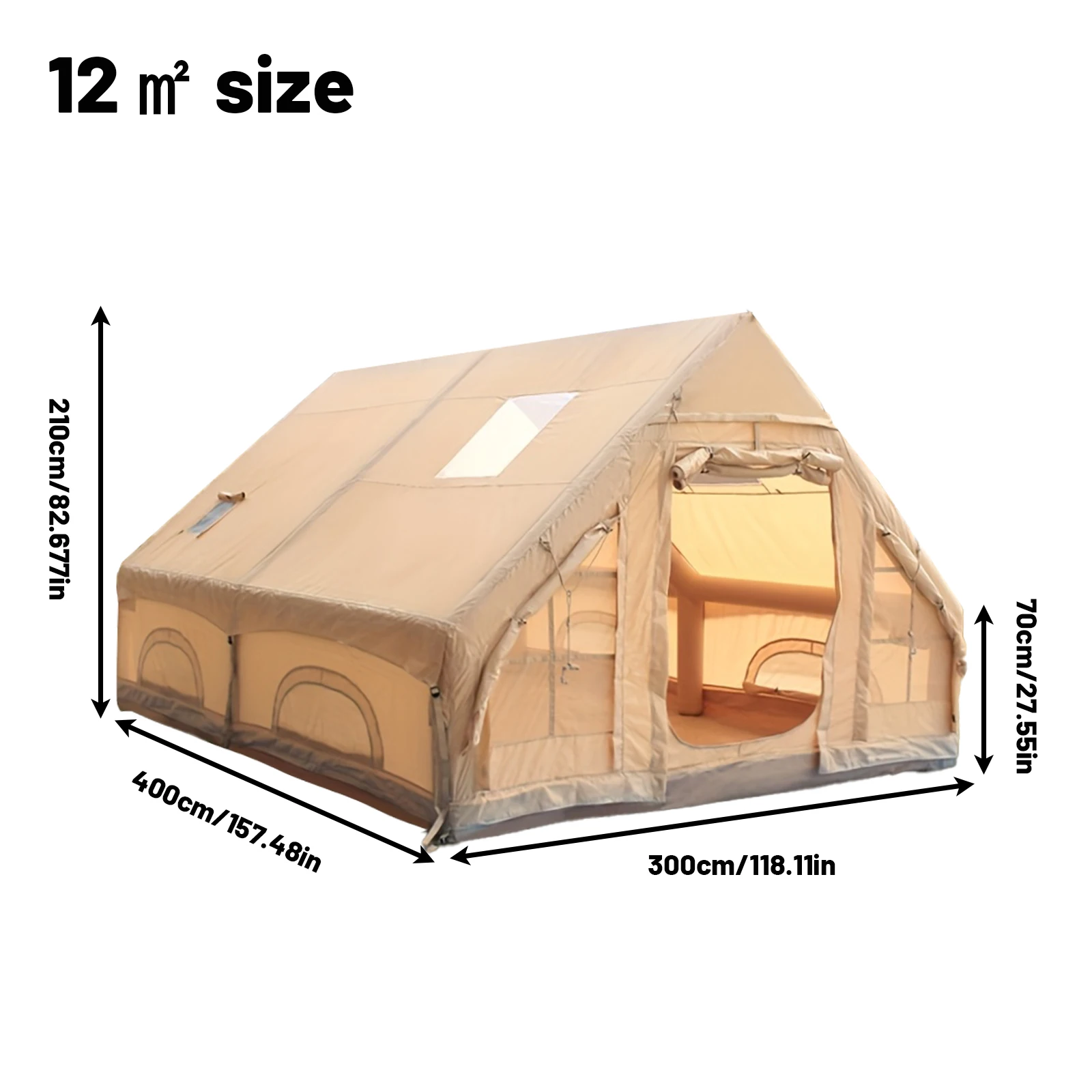 Inflatable Tents For Adult Camping, Luxury Camping Tents, Inflatable Tents With Stove Plug, 4/6/8 Person Family Camping Inflatab Inflatable Tents For Adult Camping, Luxury Camping Tents, Inflatable Tents With Stove Plug, 4/6/8 Person Family Camping Inflatab