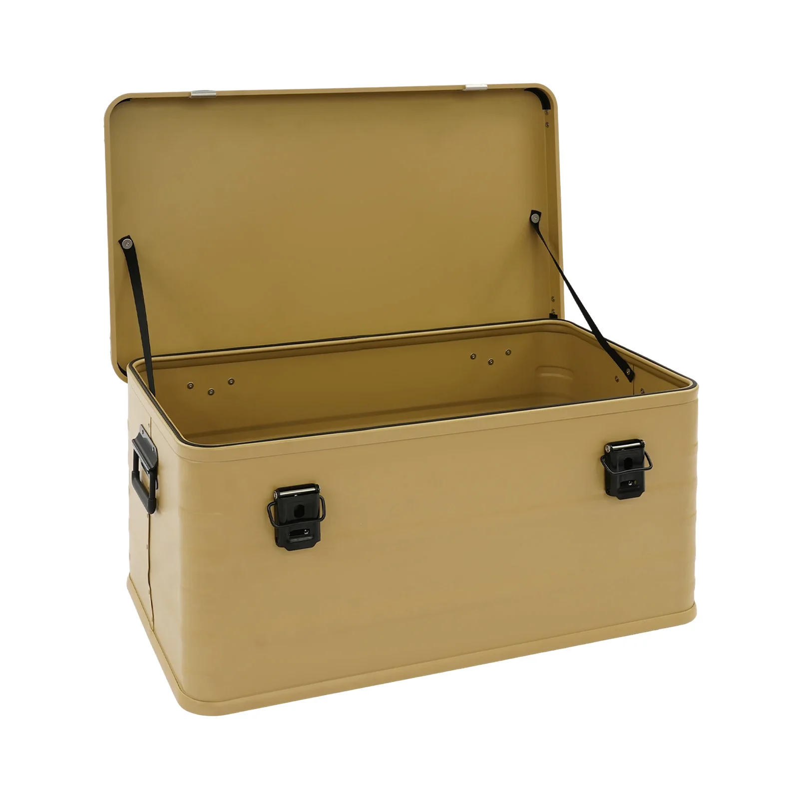 Aluminium Alloy Storage Box 80L, Large Tool Box with Lid, 30.3x16.9x13.1in Dual Handles for Garage Tools Equipment Aluminium Alloy Storage Box 80L, Large Tool Box with Lid, 30.3x16.9x13.1in Dual Handles for Garage Tools Equipment