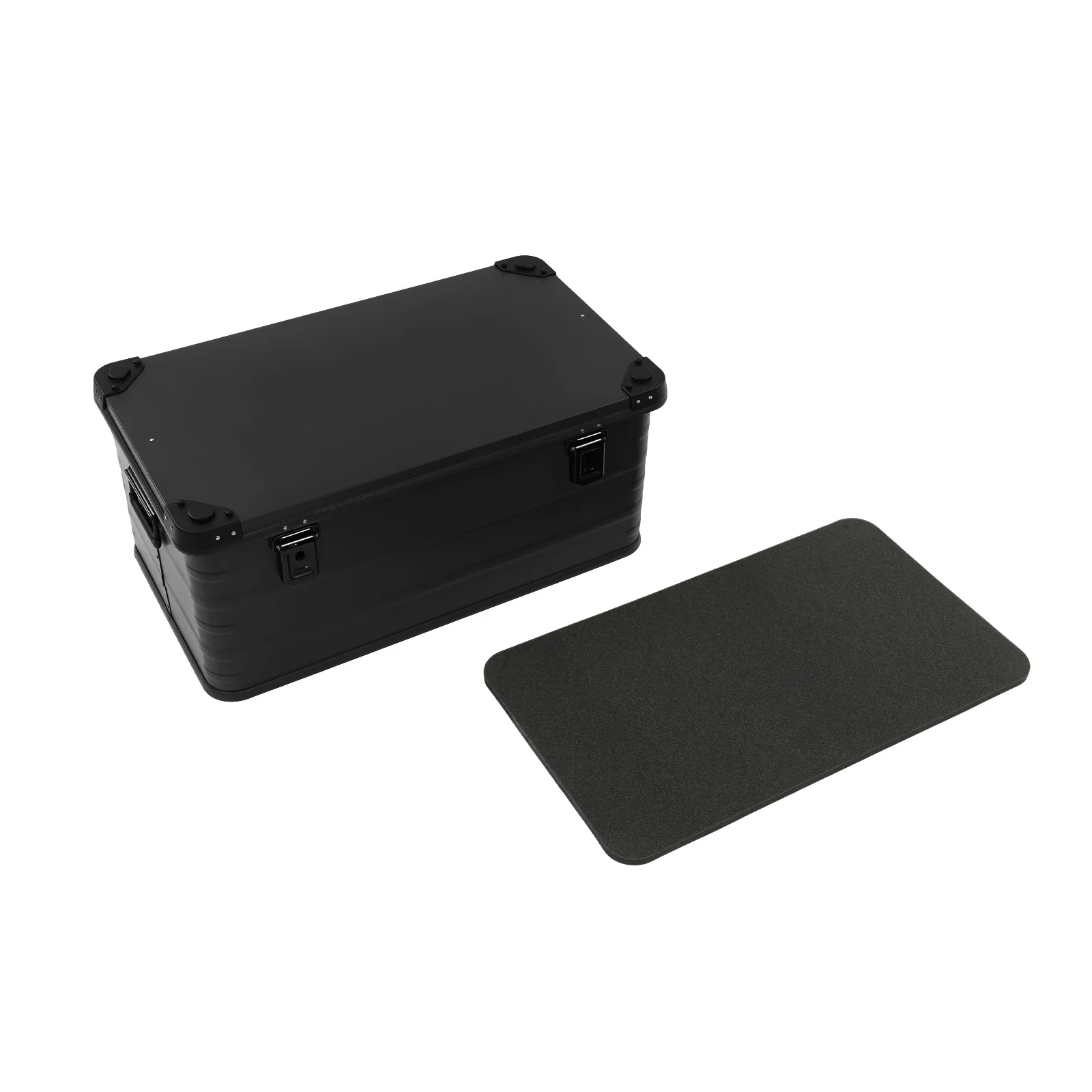 Aluminium Alloy Storage Box 80L, Large Tool Box with Lid, 30.3x16.9x13.1in Dual Handles for Garage Tools Equipment Aluminium Alloy Storage Box 80L, Large Tool Box with Lid, 30.3x16.9x13.1in Dual Handles for Garage Tools Equipment