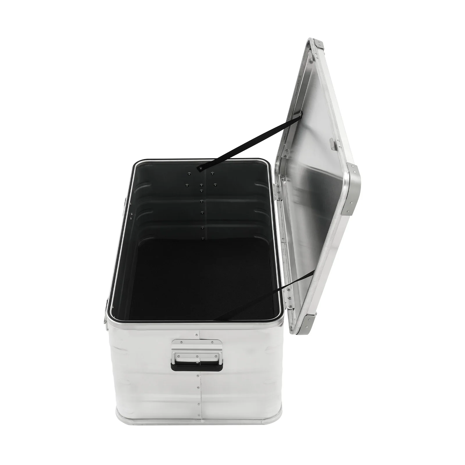Aluminium Alloy Storage Box 80L, Large Tool Box with Lid, 30.3x16.9x13.1in Dual Handles for Garage Tools Equipment Aluminium Alloy Storage Box 80L, Large Tool Box with Lid, 30.3x16.9x13.1in Dual Handles for Garage Tools Equipment