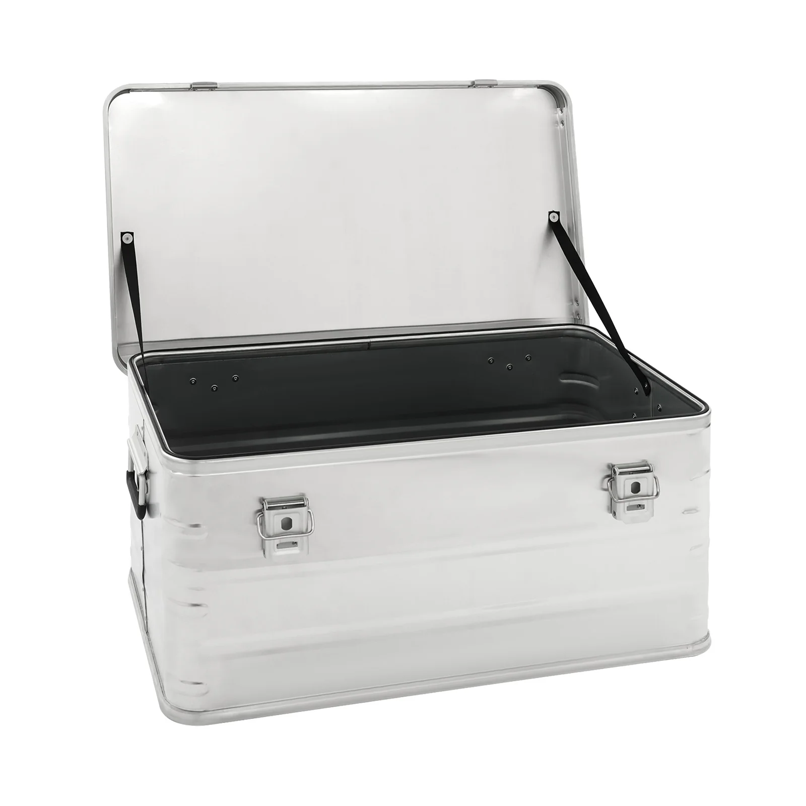 Aluminium Alloy Storage Box L, Large Tool Box with Lid, x x in Dual Handles for Garage Tools Equipment Aluminium Alloy Storage Box 80L, Large Tool Box with Lid, 30.3x16.9x13.1in Dual Handles for Garage Tools Equipment