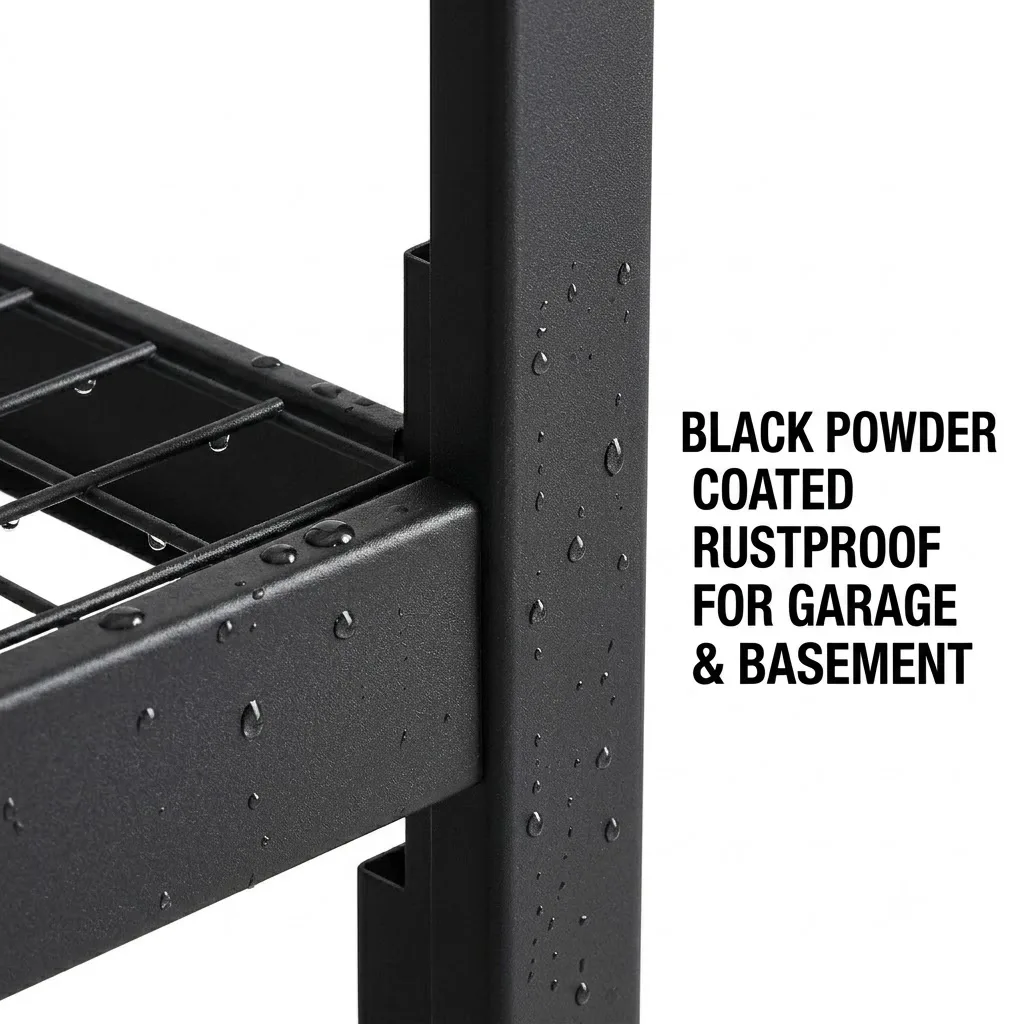 Tier Wide Mesh Steel Storage Shelf Heavy Duty Garage Organizer Rack, Upgraded Thick Double Folded Edge Frame No Deform, Adjustable Height Metal Shelving for Garage Basement Workshop Warehouse Home T 5 Tier Wide Mesh Steel Storage Shelf Heavy Duty Garage Organizer Rack, Upgraded Thick Double Folded Edge Frame No Deform, Adjustable Height Metal Shelving for Garage Basement Workshop Warehouse Home T