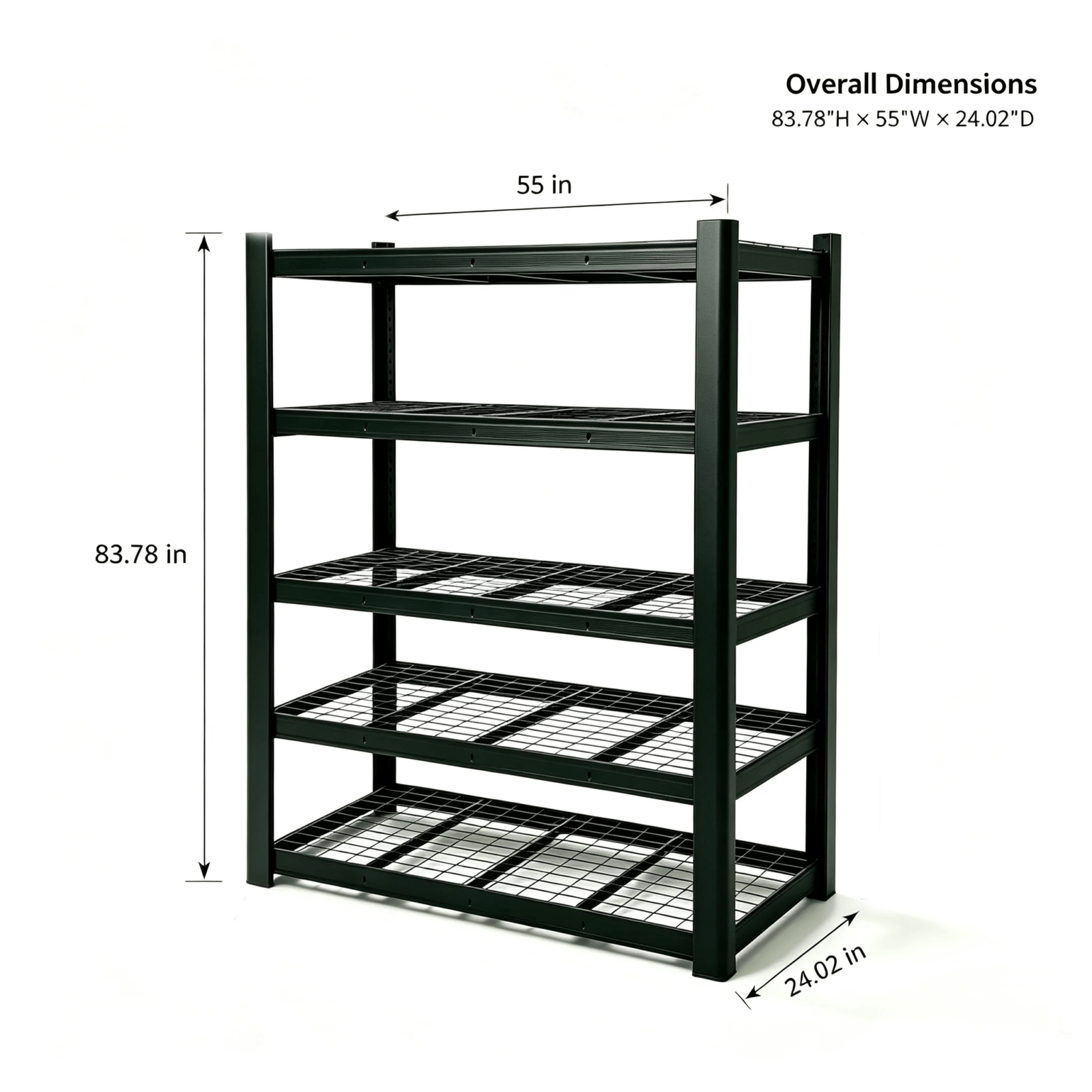 Tier Wide Mesh Steel Storage Shelf Heavy Duty Garage Organizer Rack, Upgraded Thick Double Folded Edge Frame No Deform, Adjustable Height Metal Shelving for Garage Basement Workshop Warehouse Home T 5 Tier Wide Mesh Steel Storage Shelf Heavy Duty Garage Organizer Rack, Upgraded Thick Double Folded Edge Frame No Deform, Adjustable Height Metal Shelving for Garage Basement Workshop Warehouse Home T