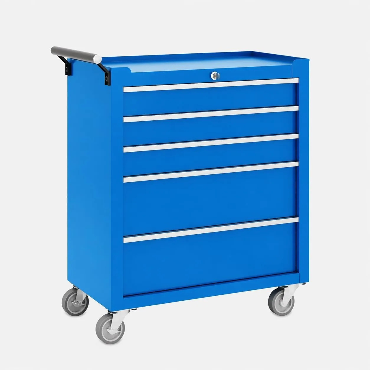 Drawer Rolling Tool Chest with Locking Tool Cabinet Cart, Portable Metal Tool Storage Organizer with Wheels for Garage Workshop Repair and DIY Projects 5 Drawer Rolling Tool Chest with Locking Tool Cabinet Cart, Portable Metal Tool Storage Organizer with Wheels for Garage Workshop Repair and DIY Projects