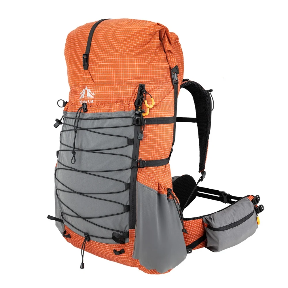 Night Cat Internal frame Hiking Backpcack: L / L / L Roll Top Lightweight Travel Backpack with Rain Cover for Men Women Hiking Camping Backpacking Night Cat Internal-frame Hiking Backpcack: 50L / 60L / 70L Roll Top Lightweight Travel Backpack with Rain Cover for Men Women Hiking Camping Backpacking