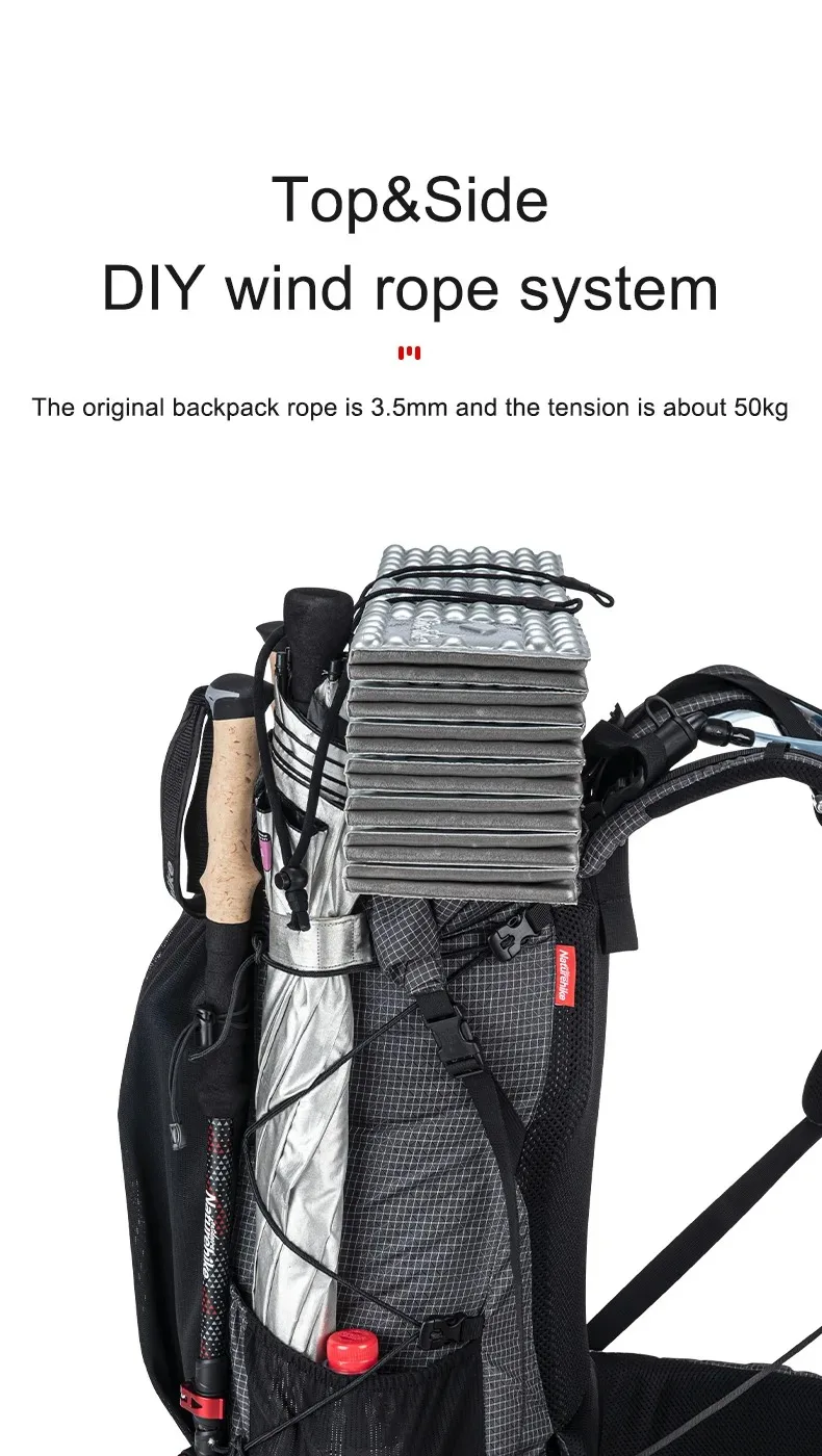 Naturehike Rock Outdoor Bags 40L 60L Travel Backpacks Large Capacity 60+5L Camping Hiking Packs Hiking Bag With Rain Cover
