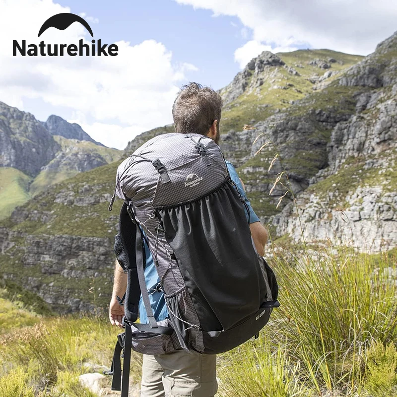 Naturehike Rock Outdoor Bags L L Travel Backpacks Large Capacity +L Camping Hiking Packs Hiking Bag With Rain Cover Naturehike Rock Outdoor Bags 40L 60L Travel Backpacks Large Capacity 60+5L Camping Hiking Packs Hiking Bag With Rain Cover