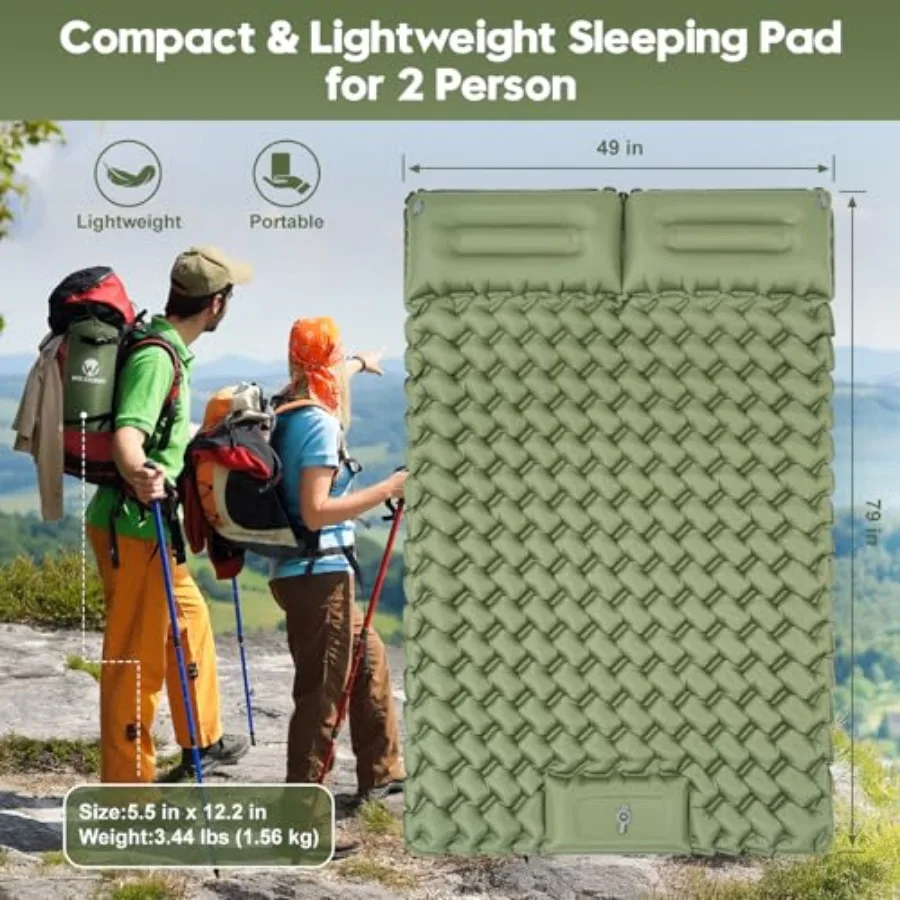 Double Sleeping Pad for Camping 4 Double Sleeping Pad for Camping 4
