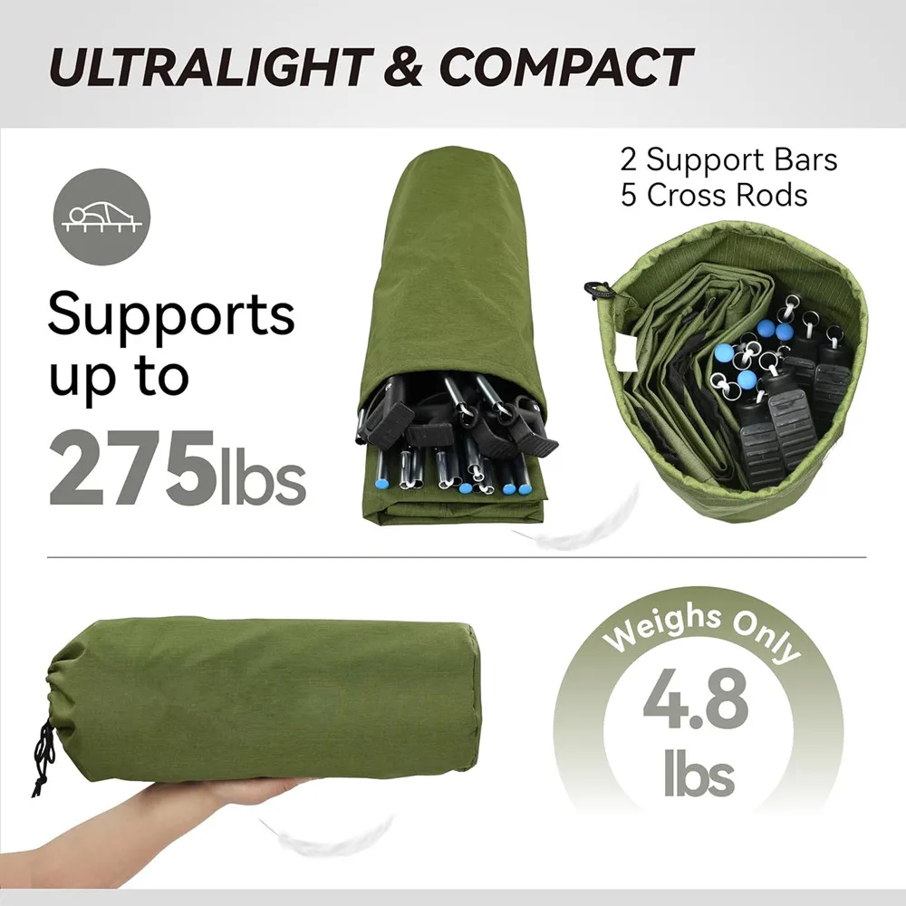 Camping Cot Portable Folding Bed Outdoor Ultralight Compact Tent Bed for Camping Travel Backpacking Hiking Sleeping Cot Camping Cot Portable Folding Bed Outdoor Ultralight Compact Tent Bed for Camping Travel Backpacking Hiking Sleeping Cot
