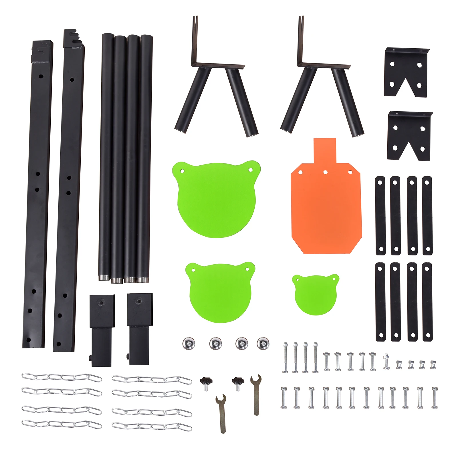 Heavy Duty Steel Target Stand with Adjustable Height, Anti Tip Shooting Target Stand – Stable Outdoor Shooter Training Kit for Adults & Kids Heavy Duty Steel Target Stand with Adjustable Height, Anti-Tip Shooting Target Stand – Stable Outdoor Shooter Training Kit for Adults & Kids