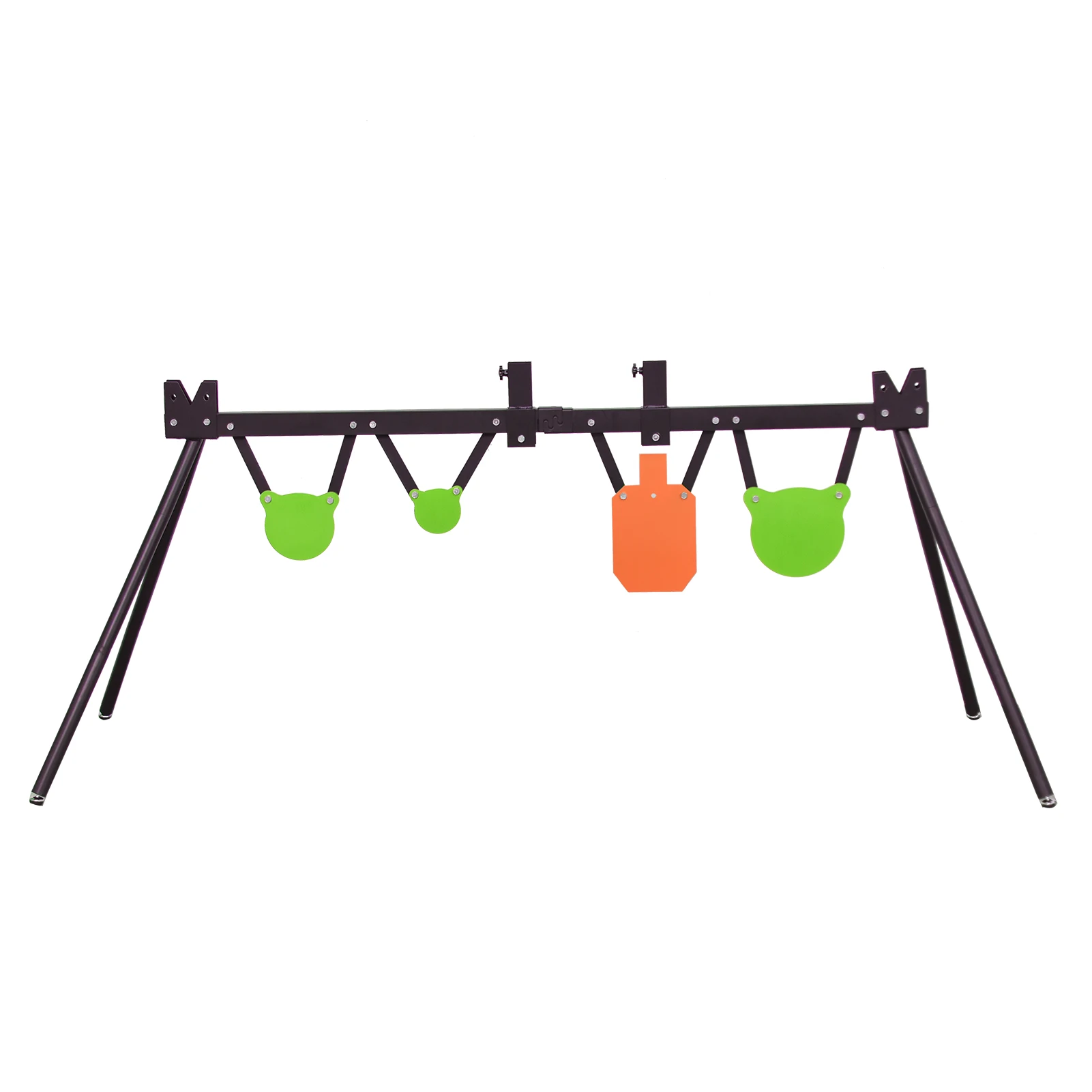 Heavy Duty Steel Target Stand with Adjustable Height, Anti-Tip Shooting Target Stand &ndash; Stable Outdoor Shooter Training Kit for Adults & Kids