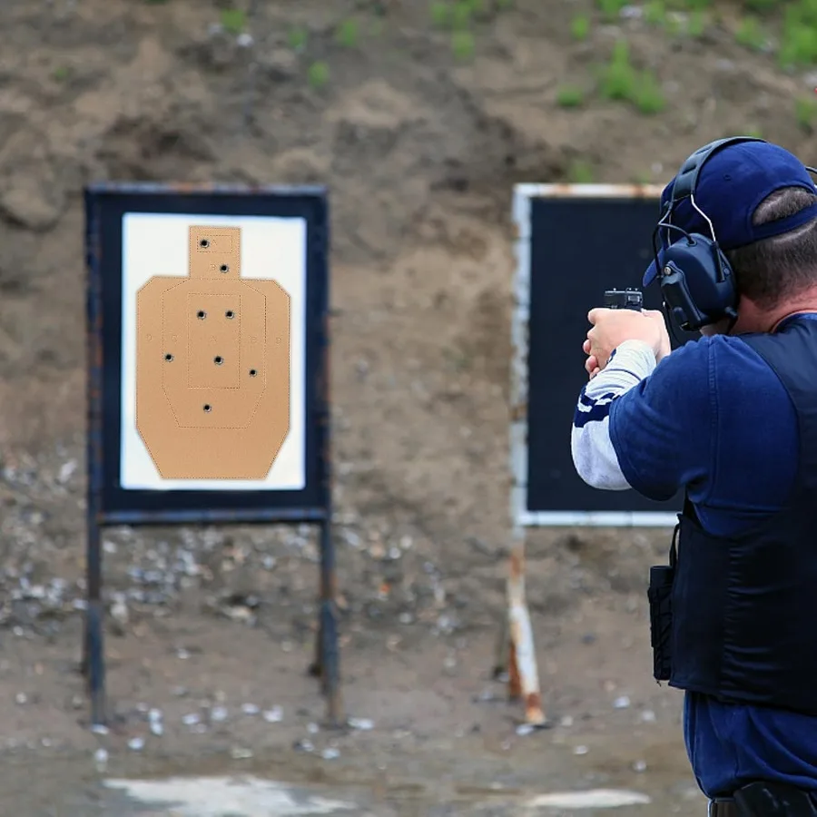 Shooting Targets Silhouette Tactical Cardboard Targets for Shooting Range Practice Competitions SelfDefense Training Durable Shooting Targets Silhouette Tactical Cardboard Targets for Shooting Range Practice Competitions SelfDefense Training Durable