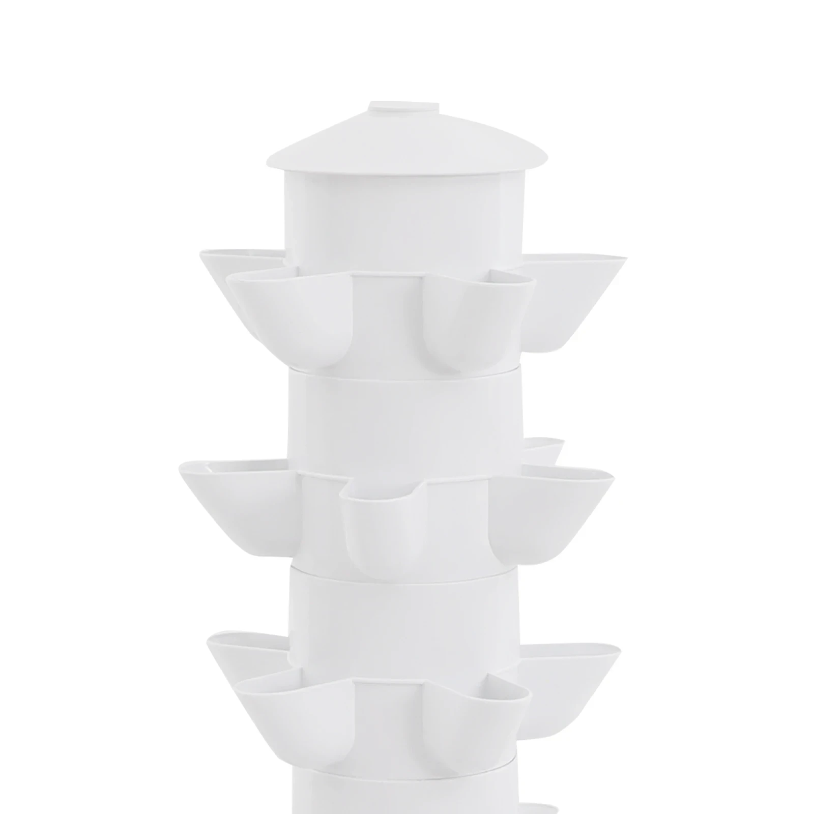 UrbanApex 45-Module Compact Hydroponic Flora Tower &ndash; High-Yield Soilless Growing System for Urban Balconies & Greenhouses
