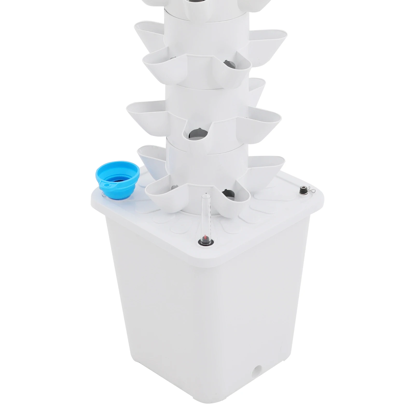 UrbanApex 45-Module Compact Hydroponic Flora Tower &ndash; High-Yield Soilless Growing System for Urban Balconies & Greenhouses