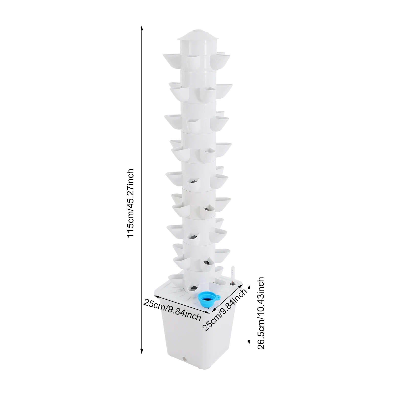 UrbanApex 45 Module Compact Hydroponic Flora Tower – High Yield Soilless Growing System for Urban Balconies & Greenhouses UrbanApex 45 Module Compact Hydroponic Flora Tower – High Yield Soilless Growing System for Urban Balconies & Greenhouses