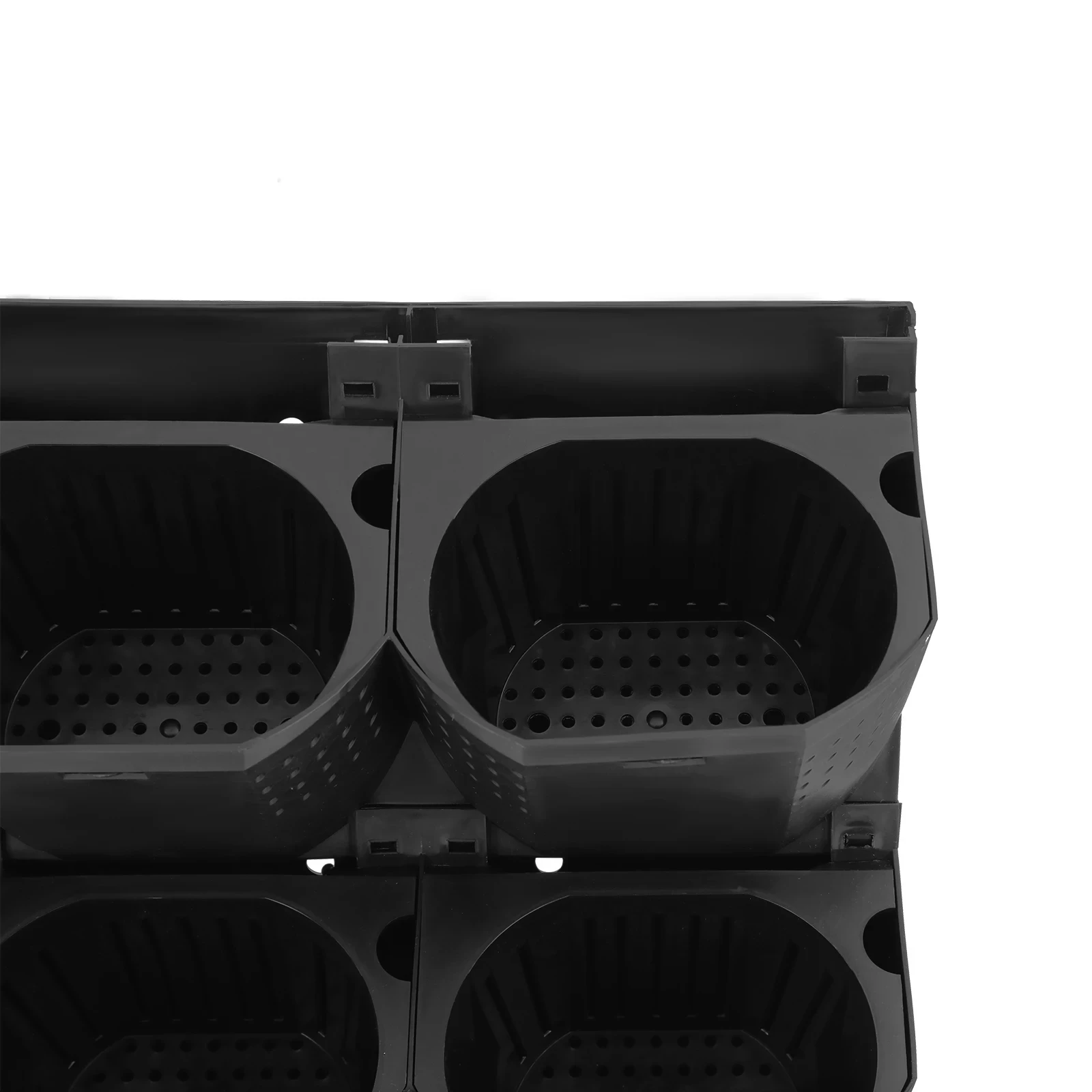 Modular 36-Pot Vertical Living Wall System, Self-Hydrating Wall-Mounted Architectural Planter Modular 36-Pot Vertical Living Wall System, Self-Hydrating Wall-Mounted Architectural Planter