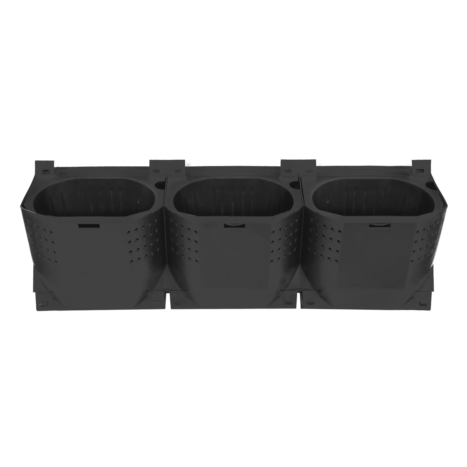 Modular 36-Pot Vertical Living Wall System, Self-Hydrating Wall-Mounted Architectural Planter Modular 36-Pot Vertical Living Wall System, Self-Hydrating Wall-Mounted Architectural Planter